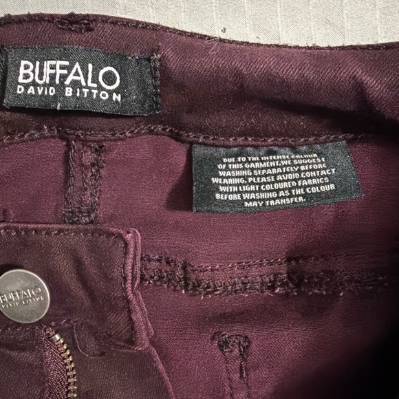 Buffalo David Bitton Hanna Women's Jeans, Purple Size 12 High-Rise Skinny - Picture 6 of 9